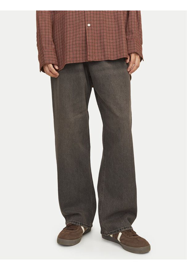 Jack & Jones Jeansy Ron Original 12270068 Czarny Baggy Fit. Kolor: czarny