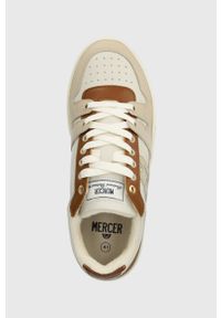 Mercer Amsterdam sneakersy skórzane The Brooklyn M kolor brązowy ME233012. Nosek buta: okrągły. Kolor: brązowy. Materiał: skóra #5