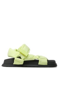 Tommy Jeans Sandały New Sandal Wmns EN0EN02135 Zielony. Kolor: zielony. Materiał: materiał #1