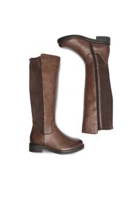 Remonte Kozaki D8371-25 Brązowy. Kolor: brązowy. Materiał: skóra #6