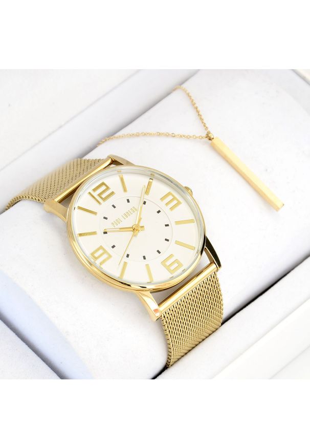 Zegarek damski DEBBY Paul Lorens PL1874B2-3D1 + naszyjnik Pierre Ricaud