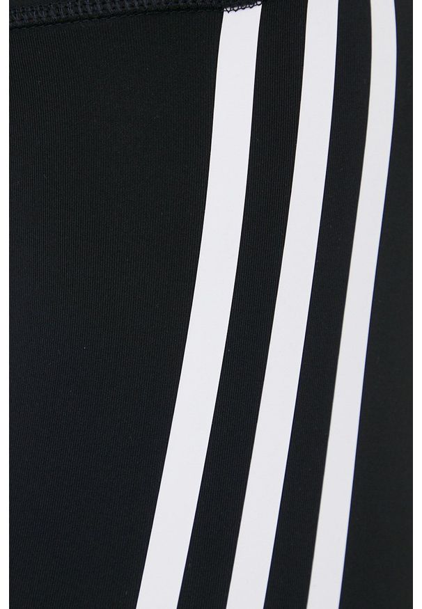 adidas Performance legginsy treningowe Optime Trainicons damskie kolor czarny z nadrukiem. Kolor: czarny. Materiał: skóra, lycra, materiał, włókno. Wzór: nadruk. Styl: sportowy. Sport: fitness