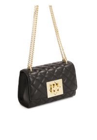 Kazar - Skórzana torebka na łańcuszku z pikowaniem. Kolor: czarny. Materiał: skórzane. Styl: wizytowy, klasyczny, elegancki. Rodzaj torebki: na ramię #4