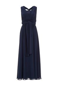 Swing Sukienka wieczorowa 5AI14200 Granatowy Regular Fit. Kolor: niebieski. Materiał: syntetyk. Styl: wizytowy #7
