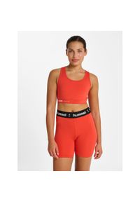 Biustonosz podtrzymujący dla kobiet Hummel Light. Kolor: czerwony, brązowy, wielokolorowy #1