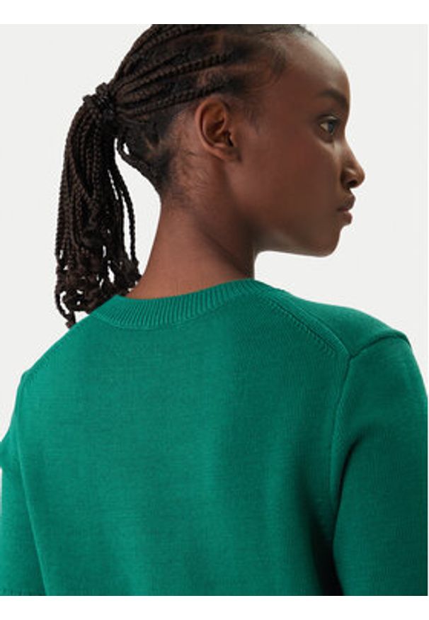 Calvin Klein Jeans Sweter LV047F356G Zielony Regular Fit. Kolor: zielony. Materiał: bawełna