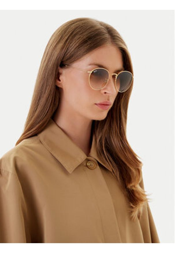 Ray-Ban Okulary przeciwsłoneczne 0RB3447 001/51 Złoty. Kolor: złoty
