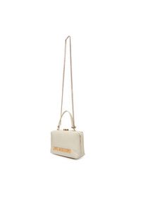 Love Moschino - LOVE MOSCHINO Torebka JC4096PP1NLM0110 Écru. Kolor: kremowy. Materiał: skórzane #4