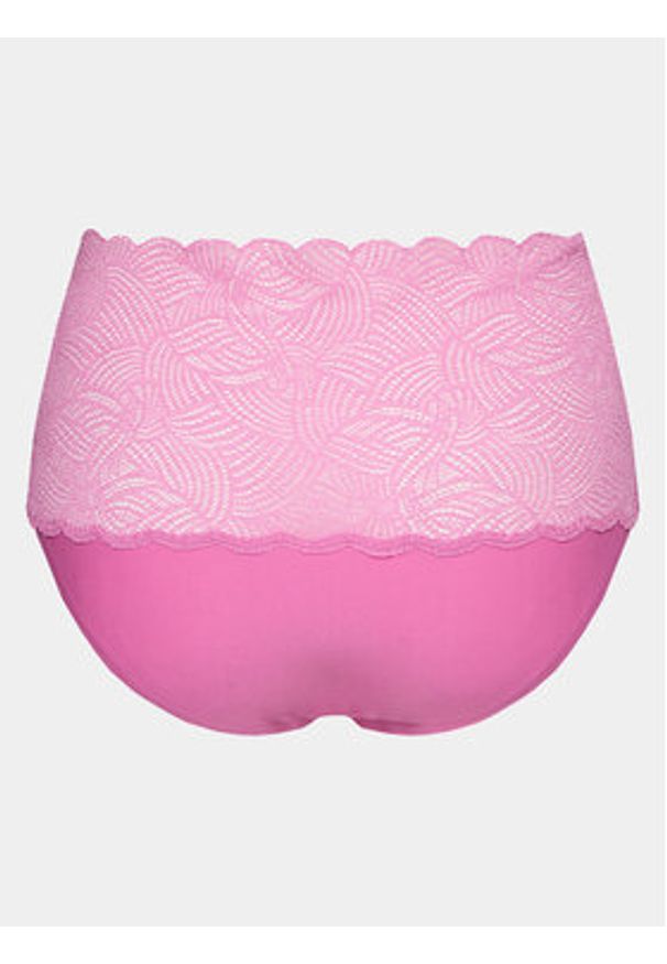 Chantelle Figi klasyczne z wysokim stanem Soft Stretch C11G80 Różowy. Stan: podwyższony. Kolor: różowy. Materiał: syntetyk