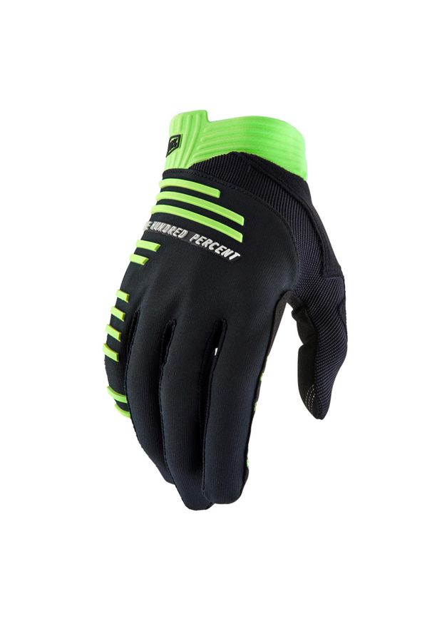 Rękawice 100% r-core. Kolor: wielokolorowy, zielony, czarny. Sport: kolarstwo