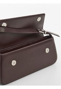 mango - Mango Torebka Simple 67067712 Brązowy. Kolor: brązowy. Materiał: skórzane #5