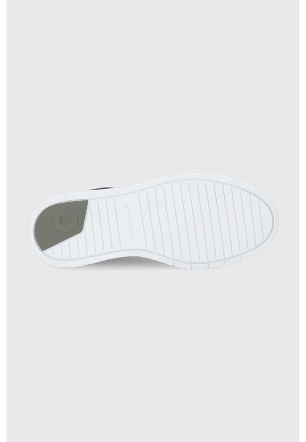 G-Star RAW - G-Star Raw Buty skórzane kolor czarny na płaskiej podeszwie. Nosek buta: okrągły. Zapięcie: sznurówki. Kolor: czarny. Materiał: skóra. Obcas: na płaskiej podeszwie