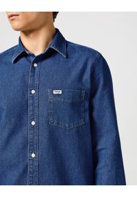 Wrangler - WRANGLER MĘSKA KOSZULA 1 PKT SHIRT DARK STONE 112357190 W5X2015411