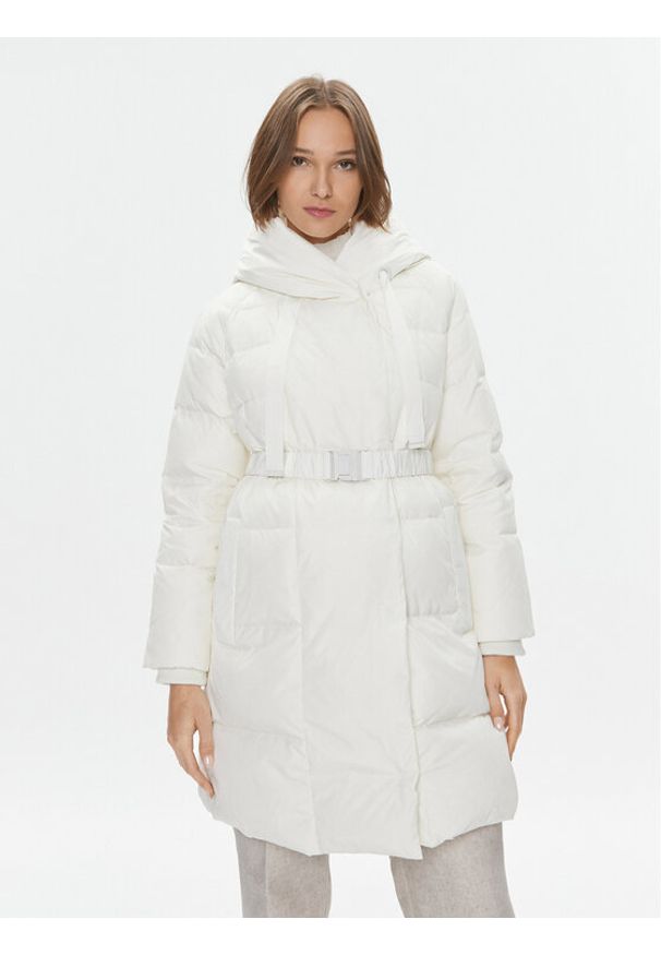 MAX&Co. Płaszcz zimowy Nibbio 74940323 Biały Regular Fit. Kolor: biały. Materiał: syntetyk. Sezon: zima