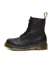 Dr. Martens - Buty Dr.Martens 1460 Pascal Virginia Damskie. Okazja: na co dzień. Kolor: czarny. Sport: turystyka piesza