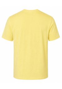 Bawełniana, Męska Koszulka (T-Shirt) - Pako Jeans - Żółta. Okazja: na co dzień. Kolor: żółty, wielokolorowy, złoty. Materiał: bawełna. Wzór: nadruk. Styl: casual #2
