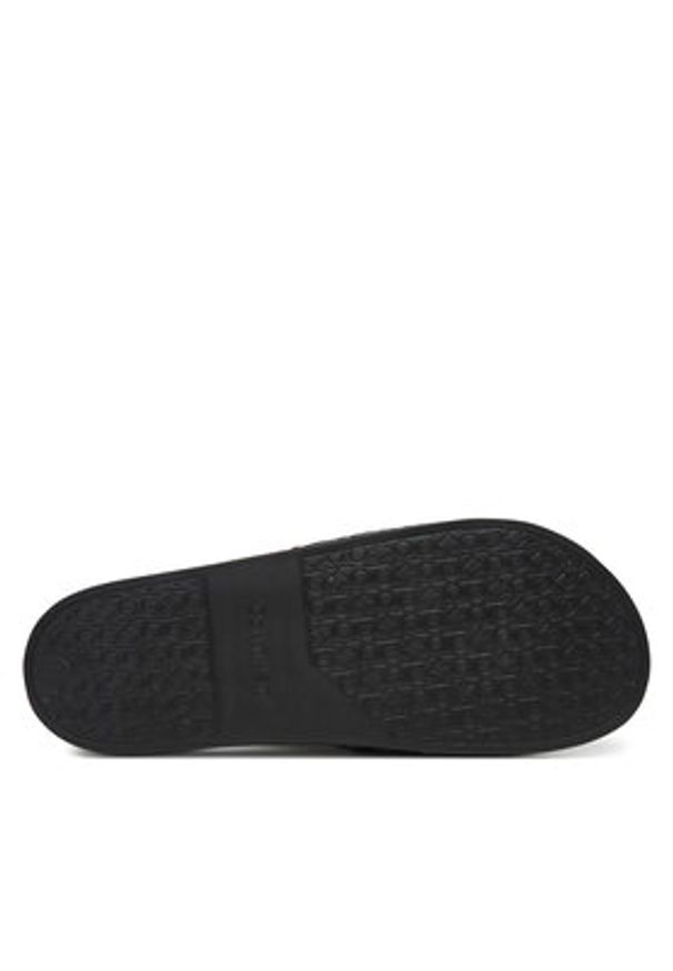 Calvin Klein Klapki Pool Slide Mono HM0HM01968 Czarny. Kolor: czarny. Materiał: skóra