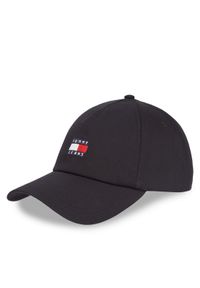 Tommy Jeans Czapka z daszkiem Tjm Heritage Core Cap AM0AM12933 Czarny. Kolor: czarny. Materiał: materiał, bawełna