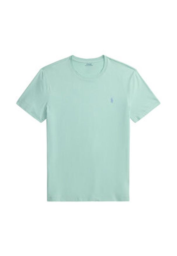 Polo Ralph Lauren T-Shirt 710671438507 Zielony Custom Slim Fit. Typ kołnierza: polo. Kolor: zielony. Materiał: bawełna