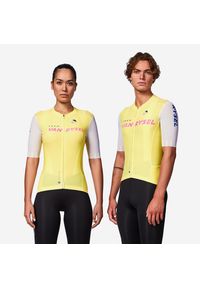 VAN RYSEL - Koszulka rowerowa szosowa Van Rysel RCR-R 2 Team. Kolor: żółty. Materiał: poliester, materiał, elastan. Sport: kolarstwo #1