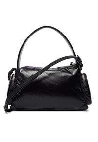 Calvin Klein Torebka Pocket Shiny Nylon Small Bag LV04F3405G Czarny. Kolor: czarny. Materiał: skórzane #1