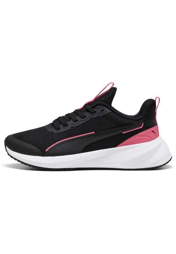 Buty sportowe dla dzieci Puma Flyer Lite 3 Jr. Okazja: na uczelnię. Kolor: czarny. Materiał: materiał. Sport: joga i pilates