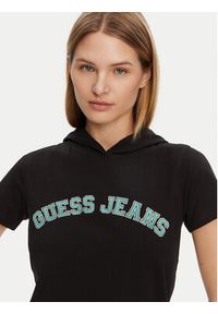 Guess T-Shirt W5GP28 J1314 Czarny Regular Fit. Kolor: czarny. Materiał: bawełna #5