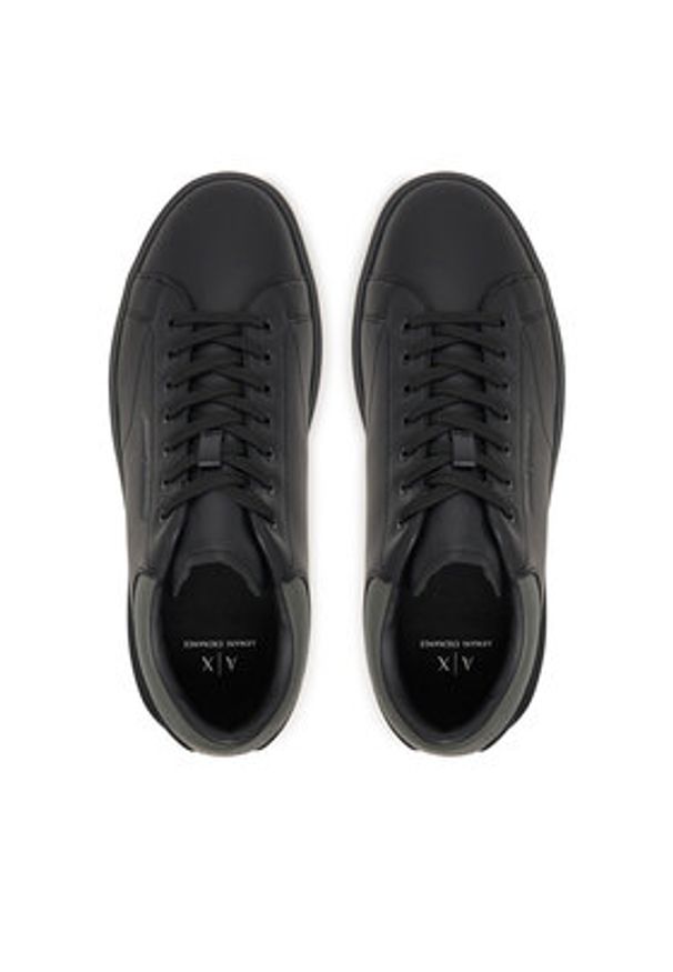 Armani Exchange Sneakersy XUX123 XV534 MZ262 Czarny. Kolor: czarny. Materiał: skóra