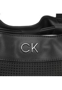 Calvin Klein Torebka Re-Lock Drawstring Bag Perf K60K610635 Czarny. Kolor: czarny. Materiał: skórzane #5
