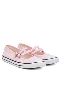 Converse Baleriny Chuck Taylor All Star Dainty Mary Jane A11856C Różowy. Kolor: różowy. Materiał: materiał
