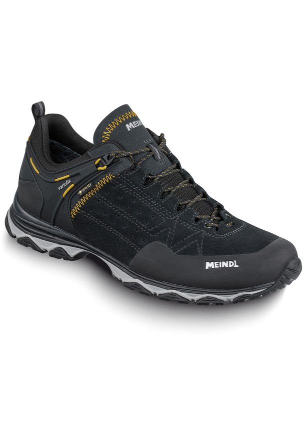 MEINDL - Buty turystyczne męskie Meindl Ontario z membraną Gore - Tex. Kolor: czarny. Technologia: Gore-Tex. Sport: turystyka piesza