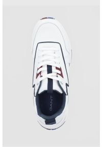 GANT - Gant Buty kolor biały. Zapięcie: sznurówki. Kolor: biały. Materiał: guma #2