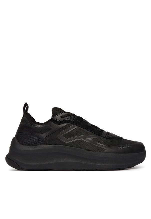 Calvin Klein Sneakersy Chunky Run Laceup Stripe Ny HM0HM02160 Czarny. Kolor: czarny. Materiał: materiał. Sport: bieganie