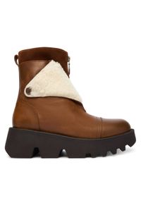 Botki Fly London. Kolor: brązowy #1