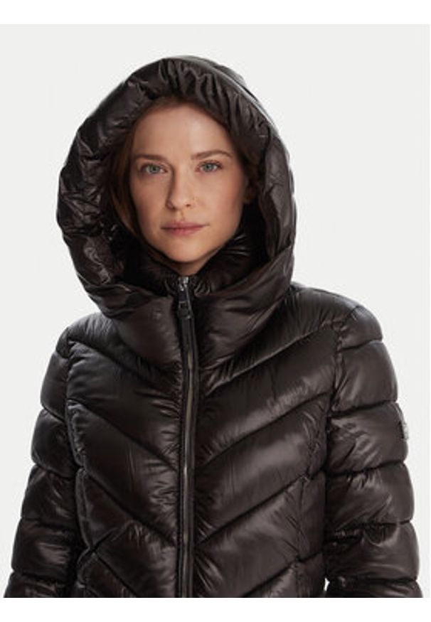 DKNY Kurtka zimowa DLEMPW58 Czarny Slim Fit. Kolor: czarny. Materiał: syntetyk. Sezon: zima