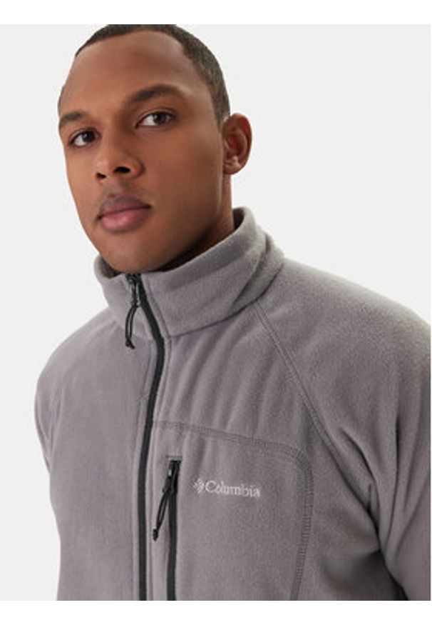 columbia - Columbia Polar Fast Trek Full Zip 1420421 Szary Regular Fit. Kolor: szary. Materiał: syntetyk