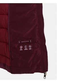 TOMMY HILFIGER - Tommy Hilfiger Kurtka puchowa Heritage WW0WW43234 Bordowy Regular Fit. Kolor: czerwony. Materiał: syntetyk. Sezon: zima #4