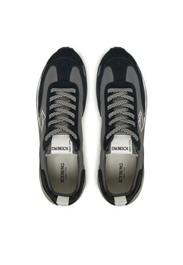 Iceberg Sneakersy IU175702 Szary. Kolor: szary. Materiał: skóra