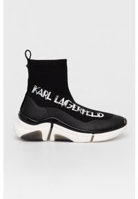 Karl Lagerfeld Buty kolor czarny. Nosek buta: okrągły. Kolor: czarny. Materiał: guma #1