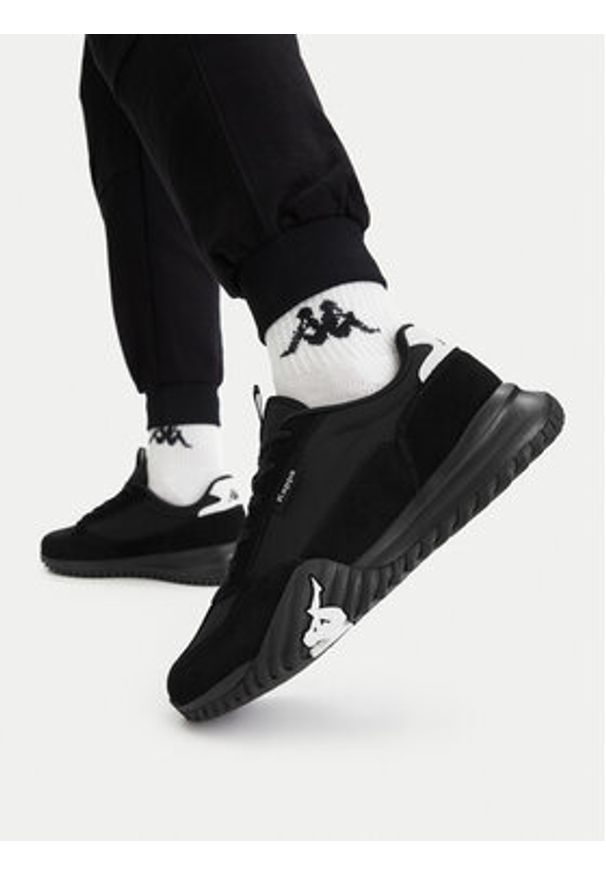Kappa Sneakersy CEO-351P8PW(M) Czarny. Kolor: czarny. Materiał: skóra
