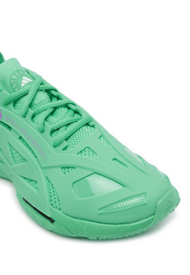 Adidas by Stella McCartney - adidas by Stella McCartney Buty do biegania Solarglide JH6331 Zielony. Kolor: zielony. Materiał: materiał. Model: Adidas Stella McCartney