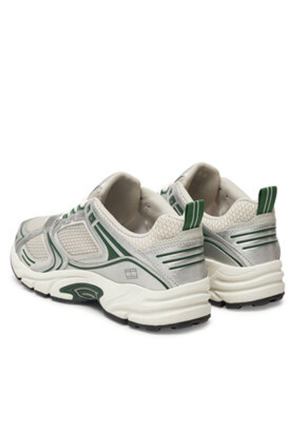 Tommy Jeans Sneakersy Archive'97 Metallic EM0EM01572 Biały. Kolor: biały. Materiał: materiał