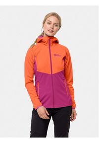 Jack Wolfskin Kurtka softshell Go Hike Softshell 1306862 Różowy Regular Fit. Kolor: różowy. Materiał: syntetyk