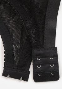 Renee - Czarny Full Cup Biustonosz z Koronką Vikonie. Kolor: czarny. Materiał: koronka. Wzór: koronka #6