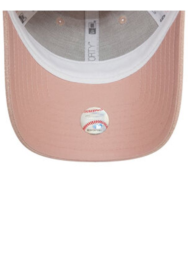 New Era Czapka z daszkiem Glitter New York Yankees 9FORTY 60580737 Różowy. Kolor: różowy. Materiał: materiał