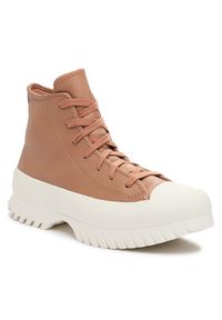 Converse Trampki Chuck Taylor All Star Lugged 2.0 A07129C Beżowy. Kolor: beżowy. Materiał: skóra #4
