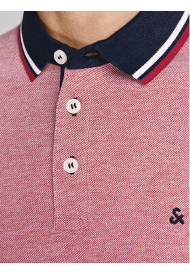Jack & Jones Komplet koszulek polo Paulos 12191216 Kolorowy Slim Fit. Typ kołnierza: polo. Materiał: bawełna. Wzór: kolorowy