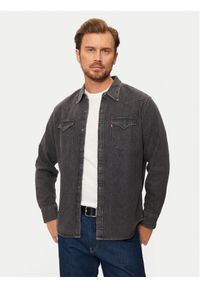 Levi's® Koszula jeansowa Barstow Western 85744-0038 Czarny Standard Fit. Kolor: czarny. Materiał: bawełna