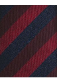 Krawat Męski - Angelo di Monti - Granat, Ciemna Czerwień, Pasy. Kolor: niebieski, czerwony, wielokolorowy. Materiał: tkanina. Styl: elegancki, wizytowy #3
