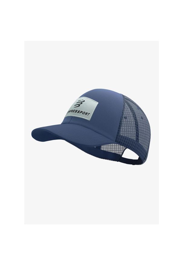 Czapka z daszkiem Compressport Trucker 6P Cap - indigo. Kolor: niebieski